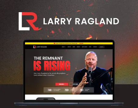 Thumbnail image with the name Larry Ragland written in bold text